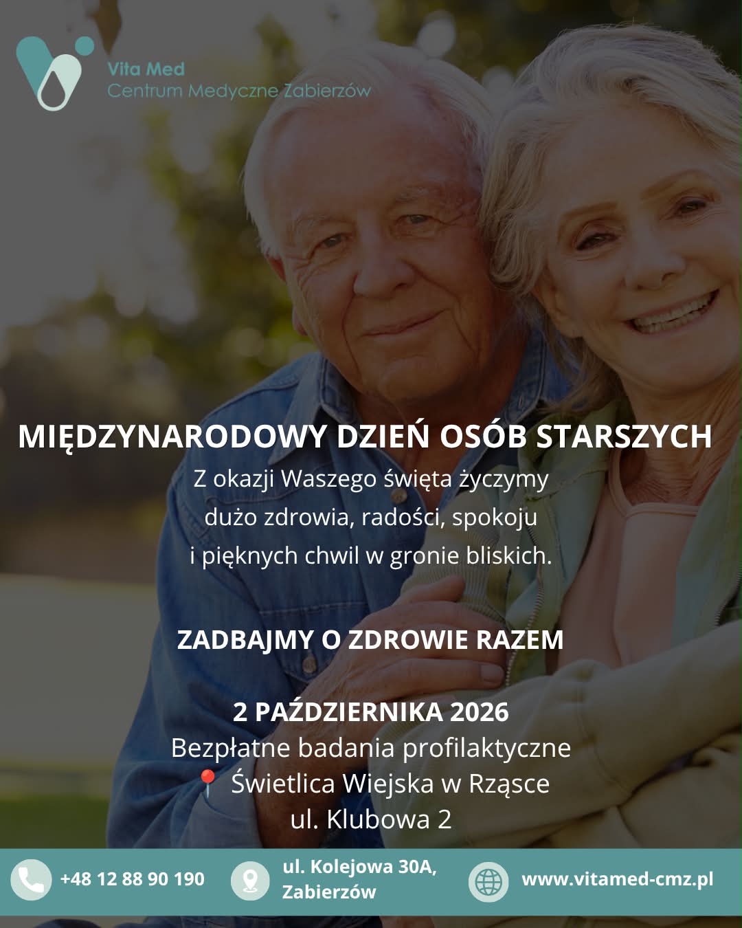 💐Międzynarodowy Dzień Osób Starszych - Vita Med dzienosobstarszych - Vita Med